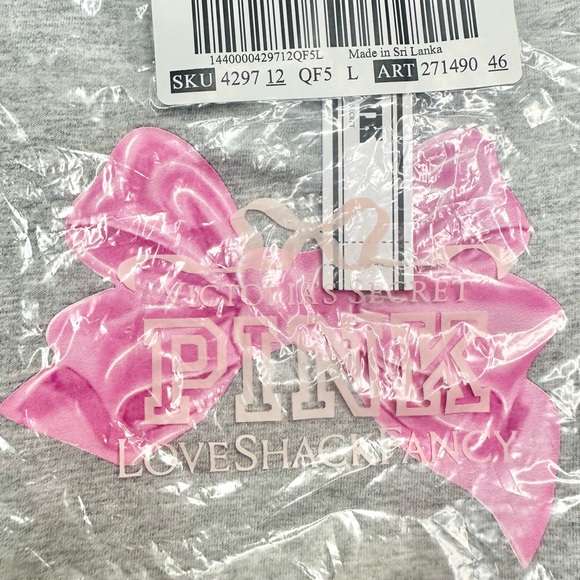 PINK x LoveShackFancy Lace Trim Cami Pink Bow Large NWT - Picture 3 of 4